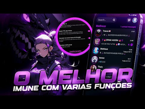 😱O MEHOR WHATSAPP IMUNE A TRAVAS DE TODOS OS TEMPOS (NOVO ZAP IMUNE 2024 PRIMÁRIO ROXO)🌟