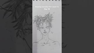 giving my drawing choso's hairstyle #drawing #sketch #jujutsukaisen #anime #hairdrawingtutorial