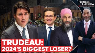 From Leader to Liability: Justin Trudeau's Political Collapse in 2024 | Firstpost America