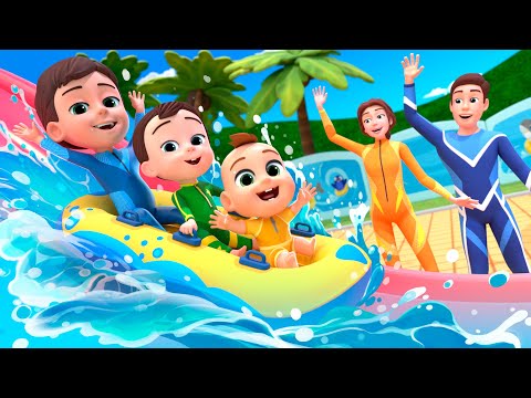 La Canción de los Toboganes de Agua | Lalafun Canciones Infantiles y Música para Chicos