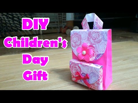 easy childrens day gift idea from paper | children's day gift| last minute childrens day gift