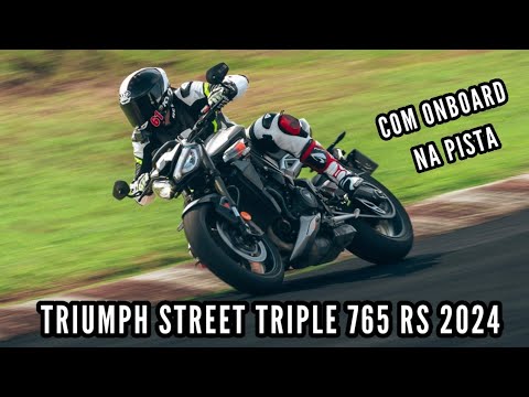 TEST RIDE TRIUMPH STREET TRIPLE 765 RS 2024 | UMA MOTO2 DISFARÇADA DE NAKED | TUDO QUE MUDOU