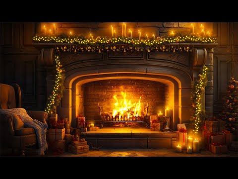 🔥 Cozy Fireplace 12 HOURS | Fireplace with Crackling Fire Sounds 🔥Crackling Fireplace