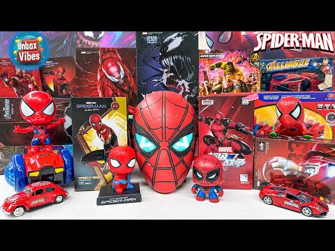 05 Minutes Satisfying with Unboxing Marvel Popular - Spider Man Action Doll Toys Collection ASMR