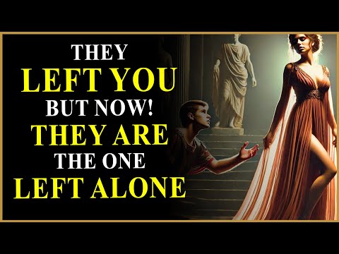 They WALKED AWAY, But Now They are the One LEFT ALONE | Stoic Mindset