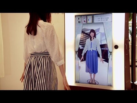 【Toshiba】Virtual Fitting －an Easier Way to Buy Clothes/【東芝】試着できるヘアサロン!? - バーチャル試着