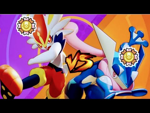 Golden ribbon Greninja vs Golden Ribbon Cinderace 💥|| Ultimate showdown Pokemon unite