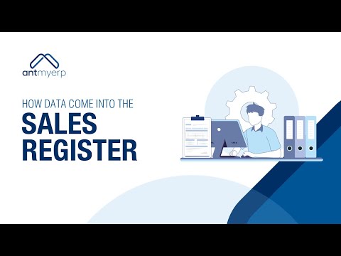 Learn How Data come into the Sales Register- English | AntMyERP