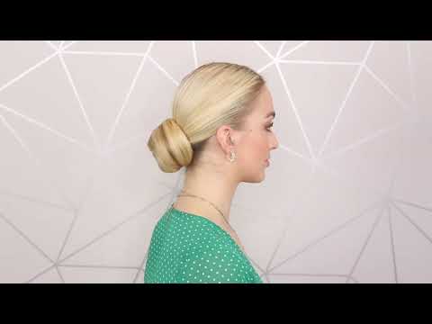 How to do a simple/ elegant bun!