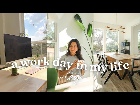 💫 A Work Day in My Life | Potato Day, Editing, Organizing My Home Office