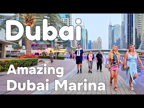 Dubai 🇦🇪 Amazing Dubai Marina [4K] Walking Tour