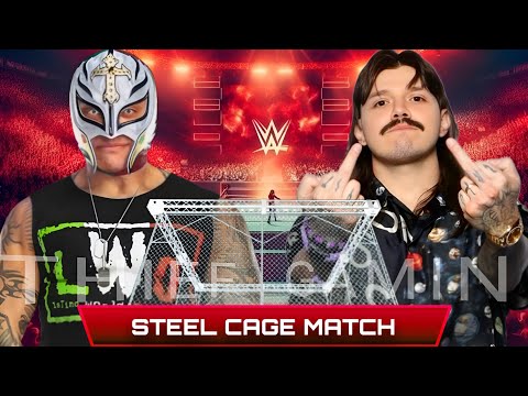 WWE 2K24 • Steel Cage Match - Rey Mysterio VS Dominik Mysterio | WWE