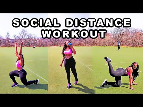 SOCIAL DISTANCING WORKOUT| QUARANTINE NYC #socialdistancing #outdoorworkout #workout #STAYATHOME