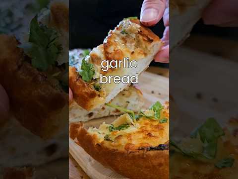 BEST cheesy garlic bread #shorts #garlicbread #cheesygarlicbread #garlic #cooking #easyrecipe #viral