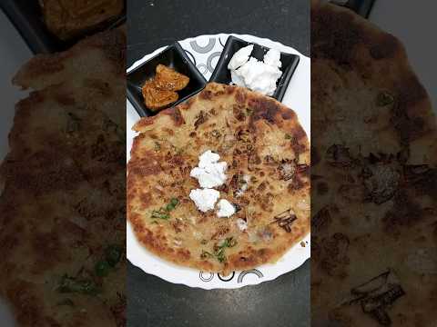 आलू का पराठा, Unique style Aloo ke paratha hum khaye mummy humari banaye #alooparatha #potatorecipe