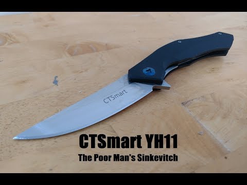 CTSmart YH11 D2 knife for $12?  The Poor Man's Sinkevitch