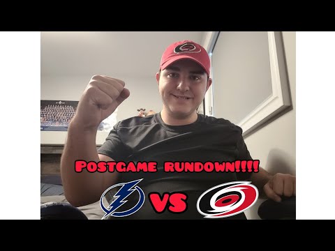 Hurricanes Vs Lightning Postgame Rundown!!!!