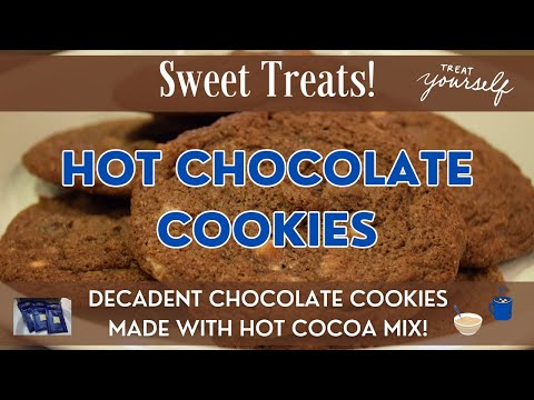 Hot Chocolate Cookies | Decadent Chocolate Cookies Made with Hot Cocoa Mix! | Tasty & Fun Treat!