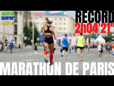 Record sur le parcours du Marathon de Paris par Rapport aux autres temps 3h00 - 3h30 et 4h13 - 2022