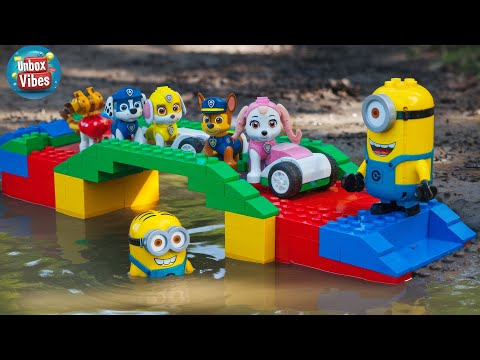 Unboxing PAW PATROL Rescue Wheels & Cleaning Muddy DESPICABLE Me 4 Toys | Satisfying ASMR