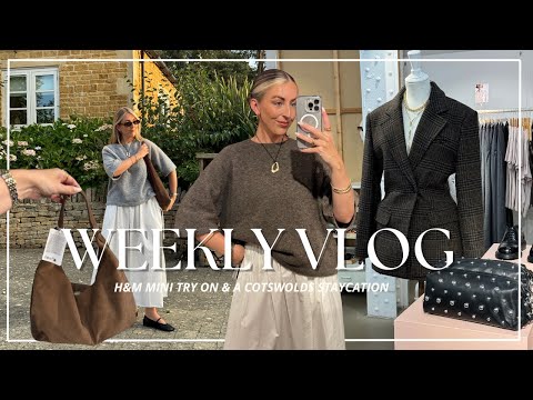 NEW IN H&M TRY ON HAUL & COTSWOLDS STAYCATION| Katie Peake