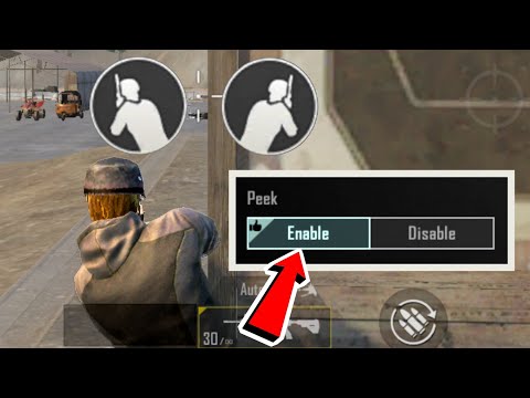 How To Get Peek Button in Pubg Mobile