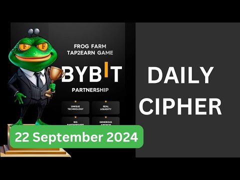 Frog 🐸 Farm Daily Cipher 22 September 2024 | Crypto Airdrop