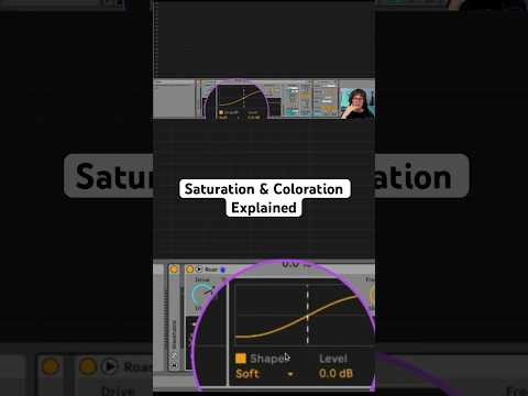 What is Saturation? #audiotips #abletonlive12 #musicproducer