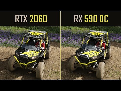 RTX 2060 vs. RX 590 OC (9 Games)