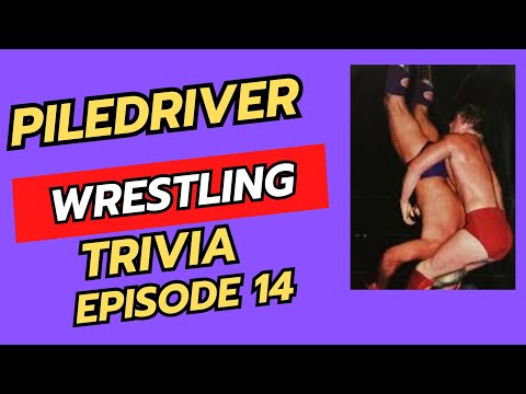 Piledriver Wrestling Trivia Video Episode 14 #wrestlingtrivia #triviachallenge #triva #wwe #wcw #nwa