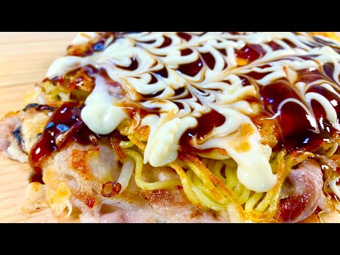 Exquisite Hiroshima-style okonomiyaki 🇯🇵🤤💖