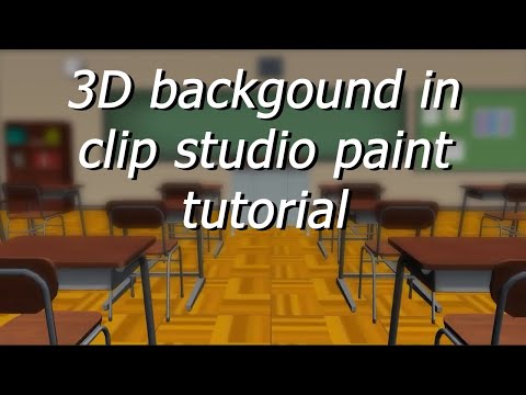 Easy Backgrounds with 3D in Clip Studio Paint