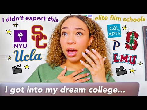 College Decision Reactions 2022! *FILM SCHOOL EDITION* (USC, NYU, UCLA + Where I'm Attending!)