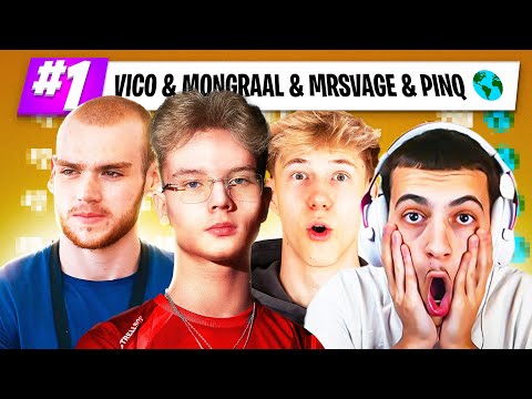 Best Squad in Fortnite... 😳 | ft. Mongraal, MrSavage & Pinq