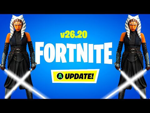 *NEW* FORTNITE x STAR WARS UPDATE! (AHSOKA TANO)