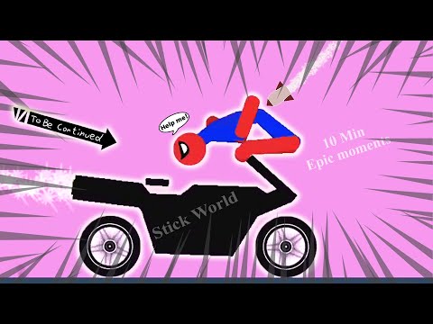 10 Min Best falls | Stickman Dismounting funny and epic moments | Like a boss compilation #653