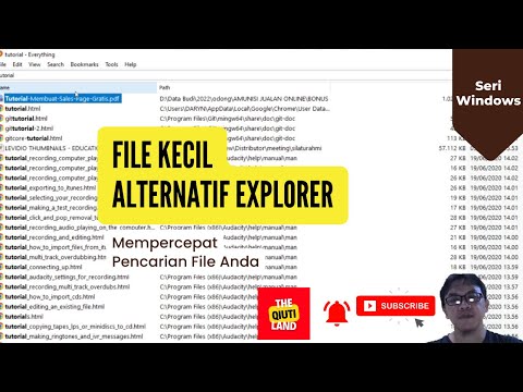 Tools Alternatif dari Windows Explorer (Alternattif Tools For Windows Explorer)