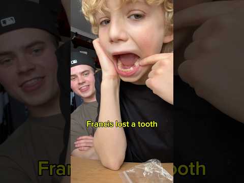 I pranked Francis as the tooth fairy!