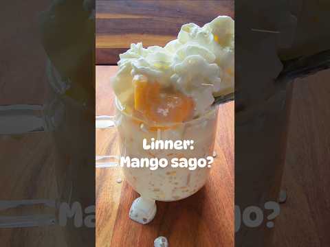 Mango Sago? #asmrsounds #mango #sago #mangosago #sweet #foodasmr #asmrsound #food #summerdrink