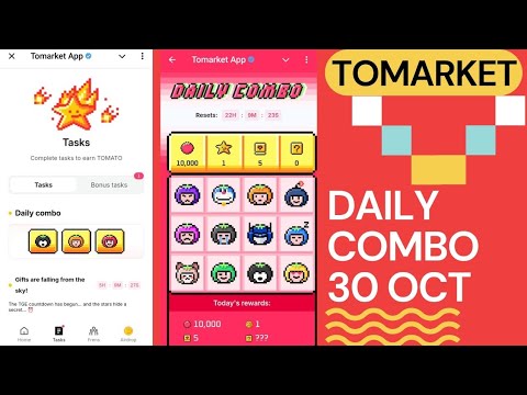 Tomarket airdrop combo 30 september | tomarket daily combo today | tomarket secret combo today