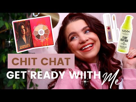 Chit Chat Get Ready With Me While Trying New Hyped Drugstore Makeup - Life Update