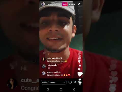 Steeve joseph live on 1Million in instagram❤ ...Full live is uploaded in my channel☺❤