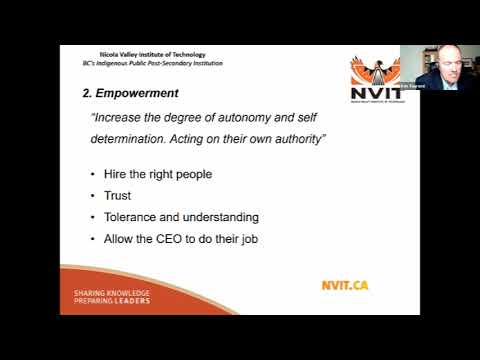 Board Governance - Understanding the Role of the Economic Development Board - NVIT