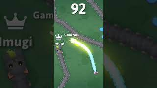 OMG!WHAT EPIC MOMENTS HERE🐍BEST EPIC SNAKE.IO SHORTS #shorts #short #gamer_orbit