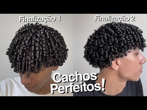 DUAS MELHORES FINALIZAÇÕES PRA DAR DEFINIÇÃO AOS CACHOS/CRESPOS 🧑🏻‍🦱➰