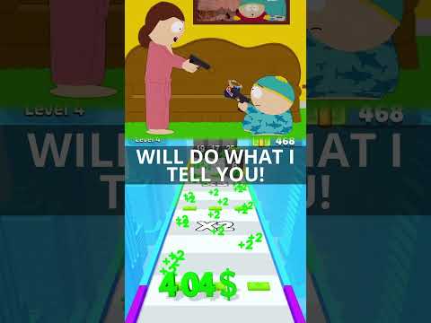 Eric's Mom Pulls a GUN on CARTMAN!? 😱😰 #southpark #game #shorts (Season 19 Episode 10)