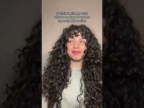 How do you achieve perfect curls with a 15 min curly hair routine? 😭