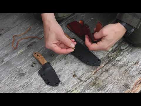 How to mount the Casström Belt hanger on the kydex sheath