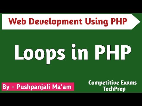 Lec - 1.7 Loops in PHP in Hindi