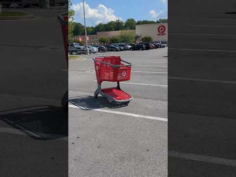 Somebody was in a hurry! 😃 #buggy #cartcorral #shoppingcart #cartgoals